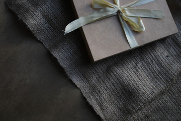 Gift certificates on a gray background