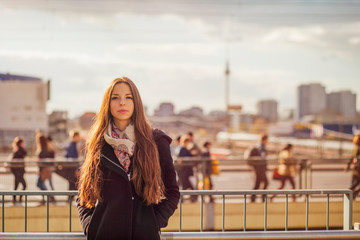 Germany, Berlin, portrait of young woman