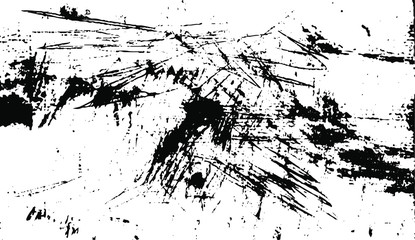 Fototapeta premium Scratched Grunge Urban Background Texture Vector. Dust Overlay Distress Grainy Grungy Effect. Distressed Backdrop Vector Illustration. Isolated Black on White Background. EPS 10.