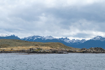 The island in the Beagle Channel, Tierra del Fuego, Argentina