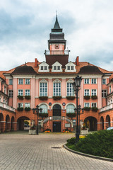 Fototapeta premium Building of townhall in Ilawa (Poland)