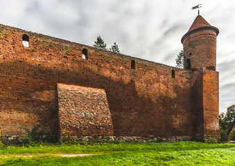 Ilawa Lakeland (Poland).  Szymbark Castle