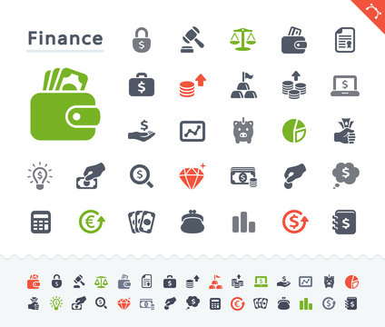 Savings & Finance - Sticker Icons