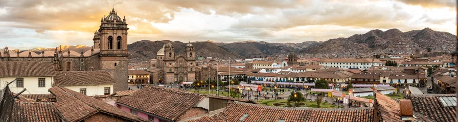 Foto op Canvas Views of the colonial part of the City of Cusco in Peru south america © Eduardo