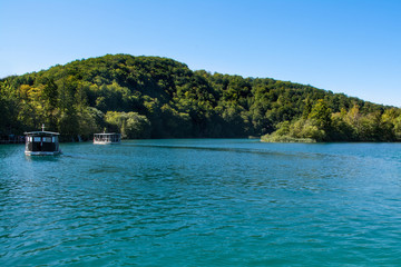 Fototapeta na wymiar Park Narodowy jeziora Plitvickie, Chorwacja, UNESCO