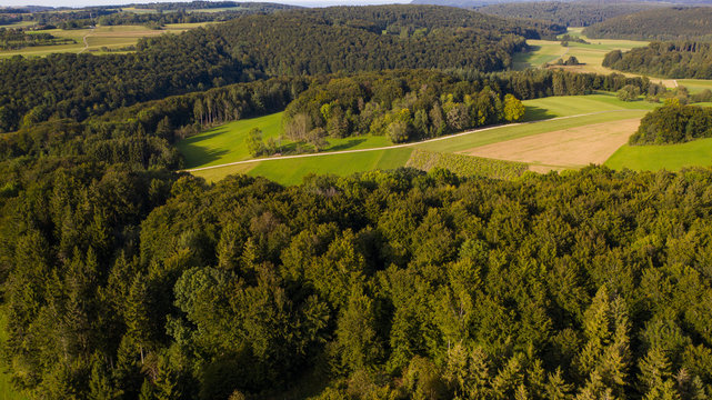 Felder - Wald - Wiesen - Luftbild