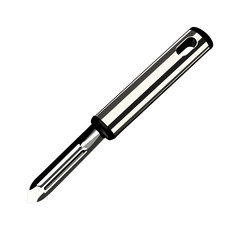 Peeler isolated realistic vector illustration isolated