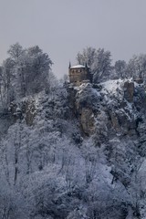 Schloss Lichtenstein im Winter