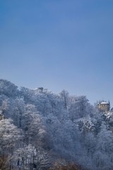 Schloss Lichtenstein im tiefsten Winter