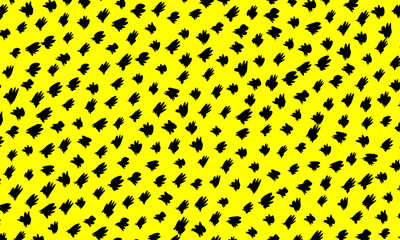 Ink brush strokes. Abstract irregular paattern