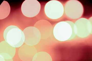 Burred of bokeh light beautiful