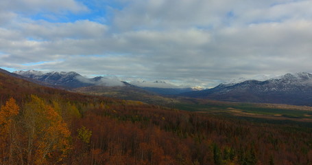 Naklejka premium Fall in the Alaskan wilderness