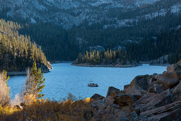 Boating on Mountain Lake