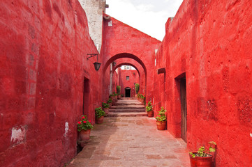 Murs rouges