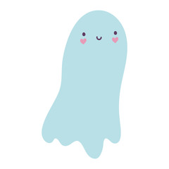 happy halloween celebration scary ghost cartoon