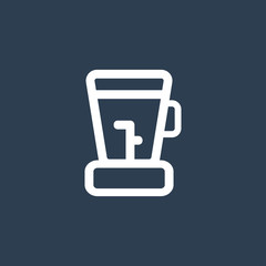 Blender outline icon for web and mobile