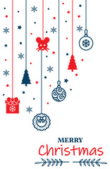 Merry Christmas vector poster, happy new year banner, christmas background, xmas party, vector illustration, eps 10