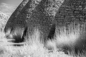 Ward Charcoal Ovens, Ely, Nevada, Infrared