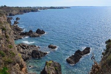 Entre Pouldu et Doelan Finist&egrave;re, Brittany, France