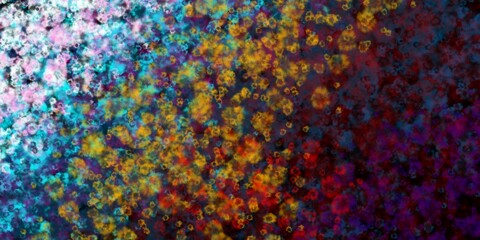 Colorful abstract background. Smears of multi-colored paints.