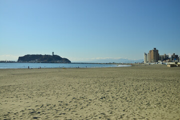江の島　神奈川県鎌倉市腰越の風景