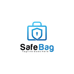 Safe Bag logo design template