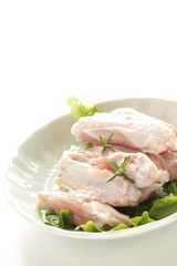 freshness half cut chicken wing