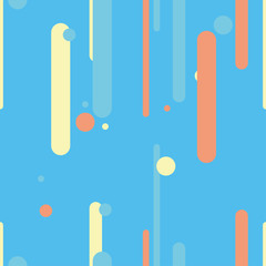 Futuristic flat  dynamic design pattern 80s blue