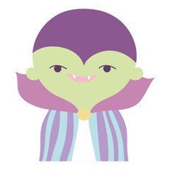 happy halloween celebration boy monster green face costume