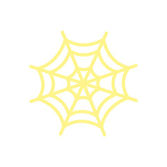 happy halloween celebration cobweb decoration