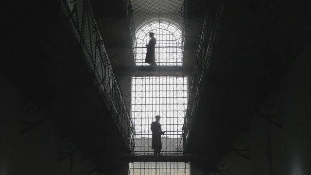 Prison building from Eastern Bloc during communist era (1940s, 1950s).