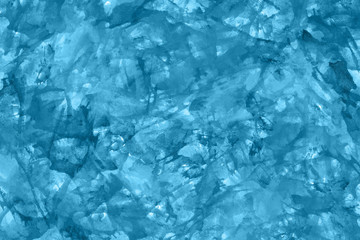 Obraz premium Abstract blue watercolor background. Colorful aquarelle paint texture. Brush strokes. Vivid ink stain pattern. Paint splash. Modern painting.