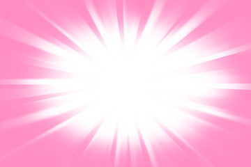 Pink Background With Sun Burst