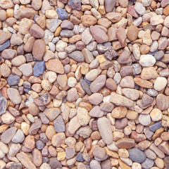 Top view background as gravel stone