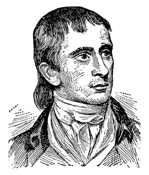 Robert Bloomfield, vintage illustration