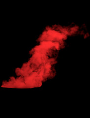 Fototapeta na wymiar Abstract red fire smoke texture. Red smoke brush
