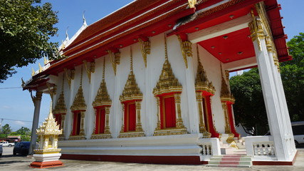 The Public garden in temple