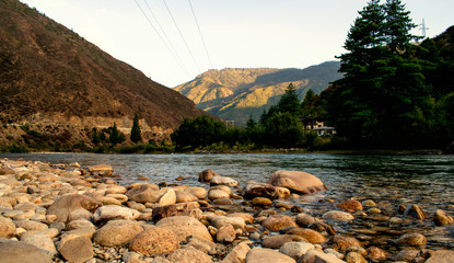 lake in the mountains