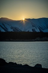 Scenic view of Mount Somers, New Zealand