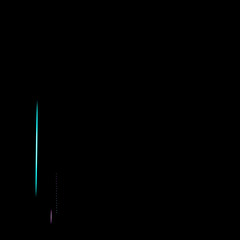 Fast Motion Neon. Glare Dynamic. Falling Glow.