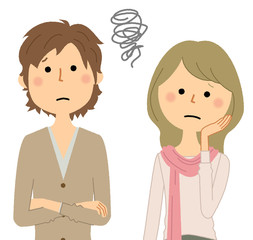 若いカップル　困る