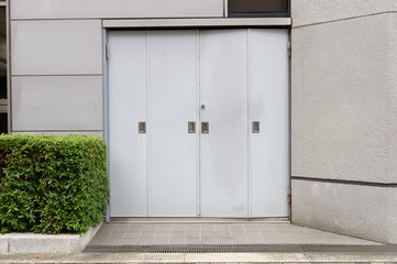 Shop Boutique Store Front with Big Window and Place for Name