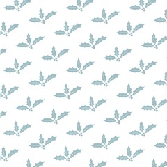 Winter seamless pattern. Christmas design. Best for Christmas / New Year greeting cards, invitation templates, posters, banners. Vector illustration