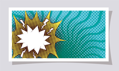 expresion splash pop art style