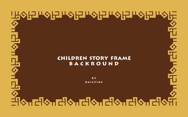 Children's Stories Frame Background, Kids template