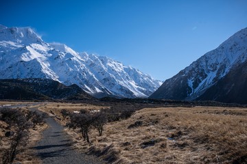 Fototapeta na wymiar Scenic view of Aoraki or Mount Cook, New Zealand
