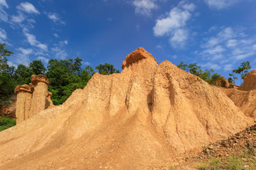 Phae Muang Phi Forest Park, Phrae, Thailand.