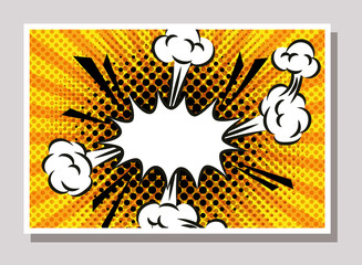Obraz premium expresion splash pop art style