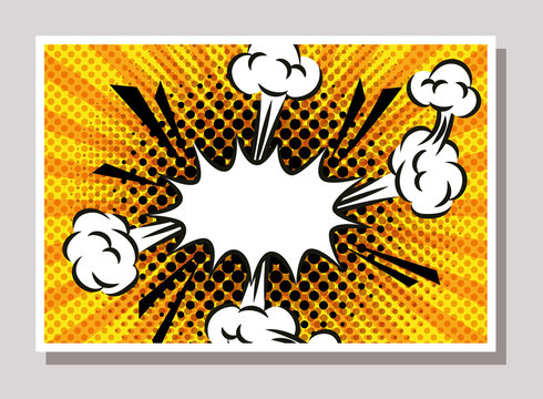 expresion splash pop art style