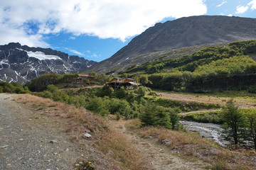 Fototapeta na wymiar The landscape of Tierra del Fuego, Argentina